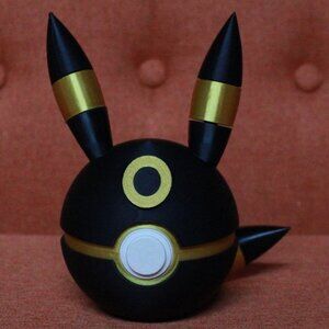 3D Printed Pokemon "Umbreon Pokeball" Figurine/Container